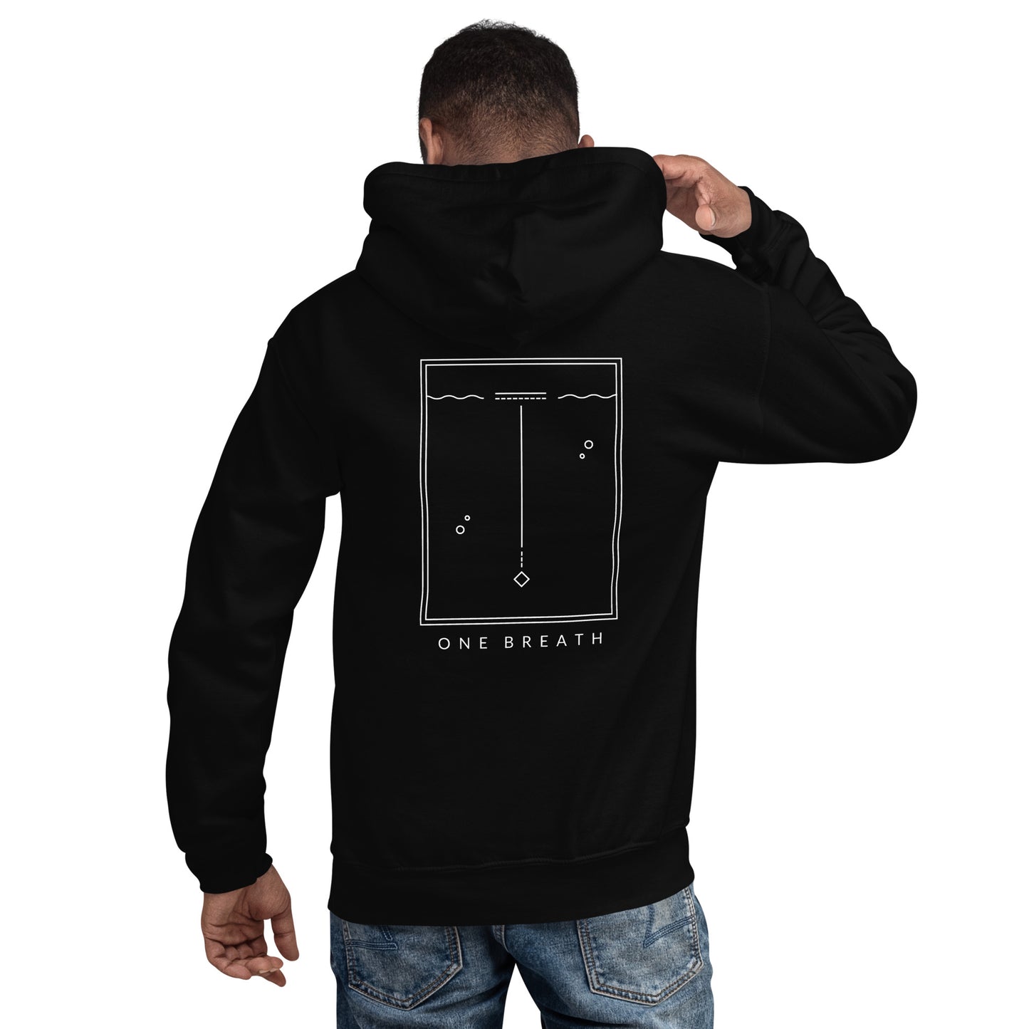 One Breath Freediving Graphic Unisex Hoodie
