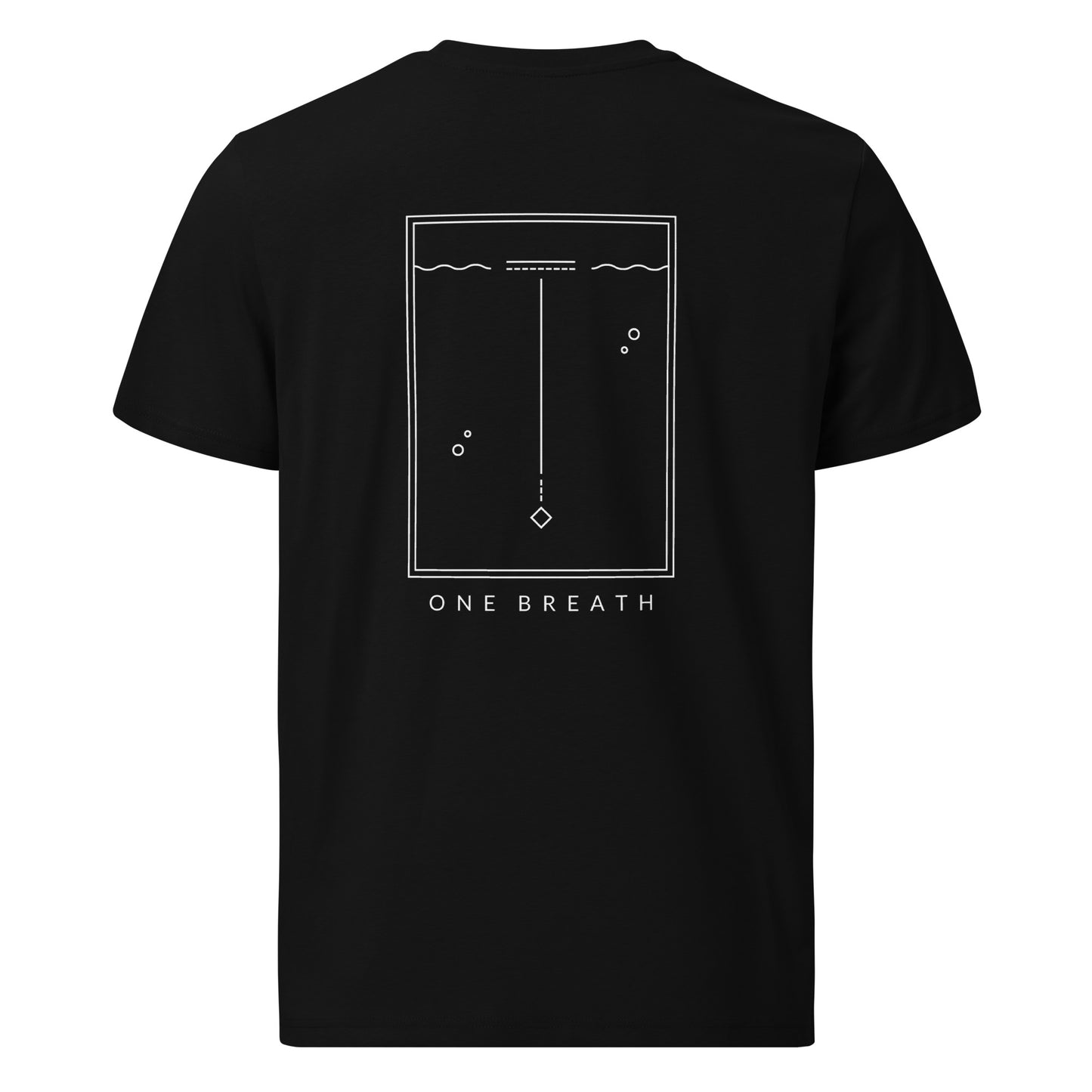 One Breath Freediving Graphic Unisex Organic Tee