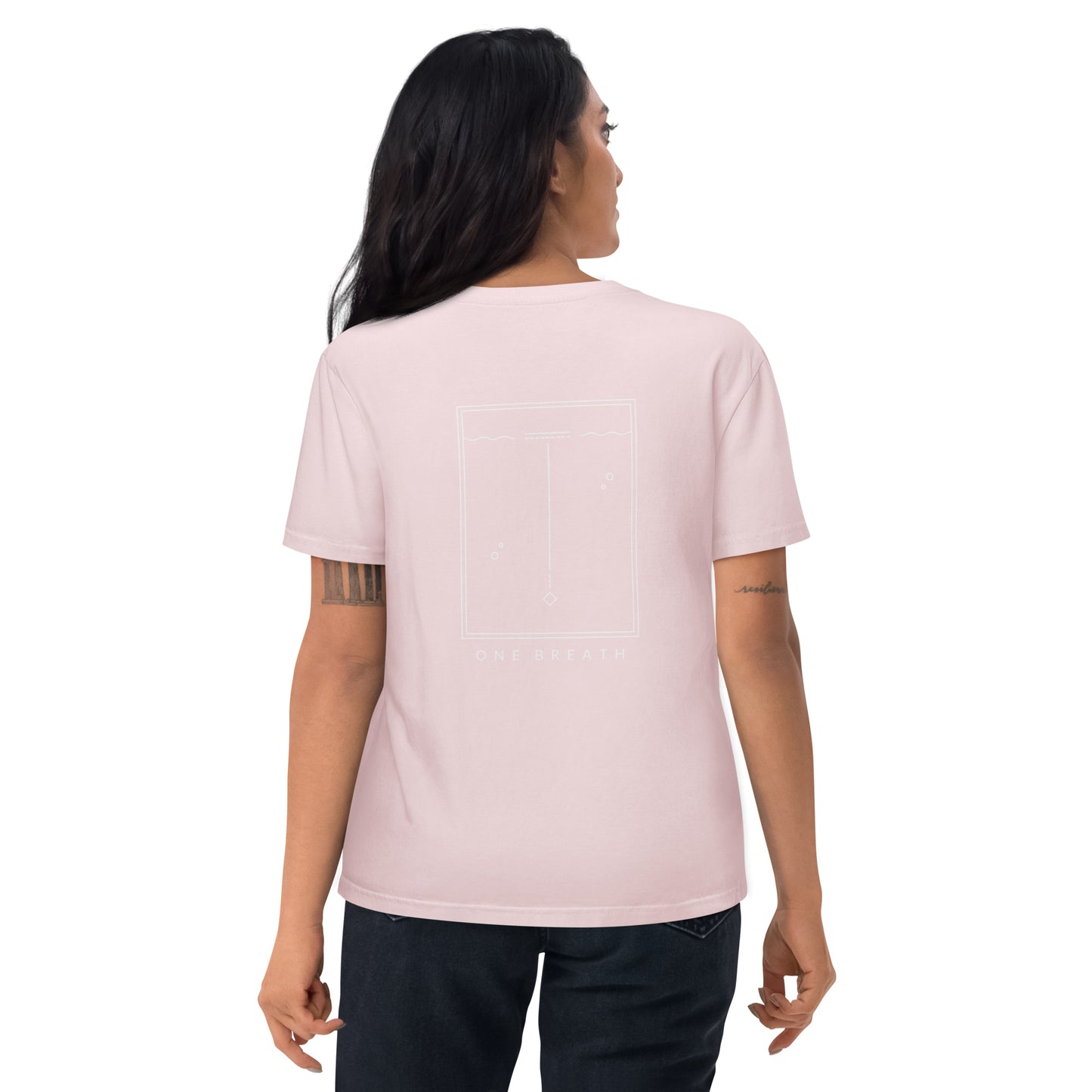 One Breath Freediving Graphic Unisex Organic Tee