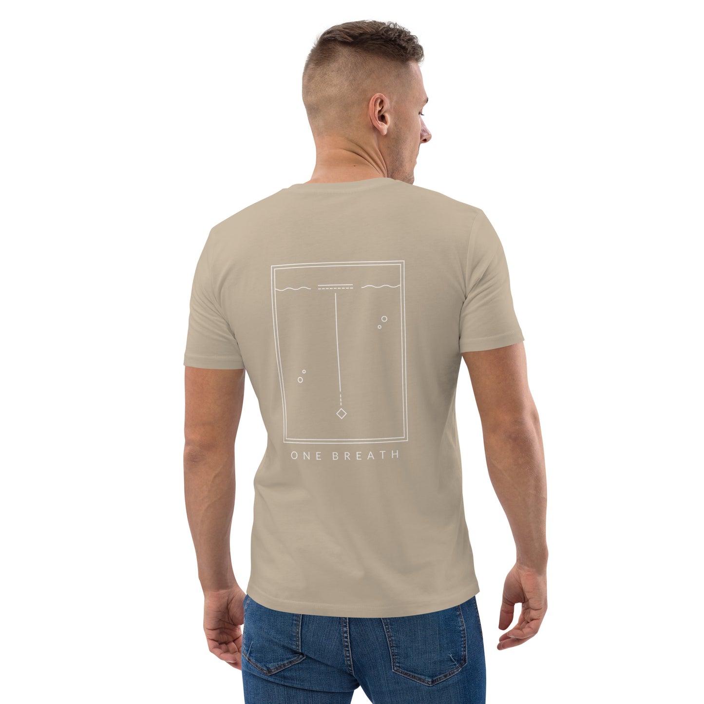One Breath Freediving Graphic Unisex Organic Tee