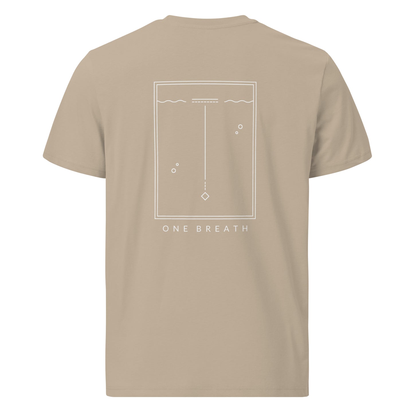 One Breath Freediving Graphic Unisex Organic Tee