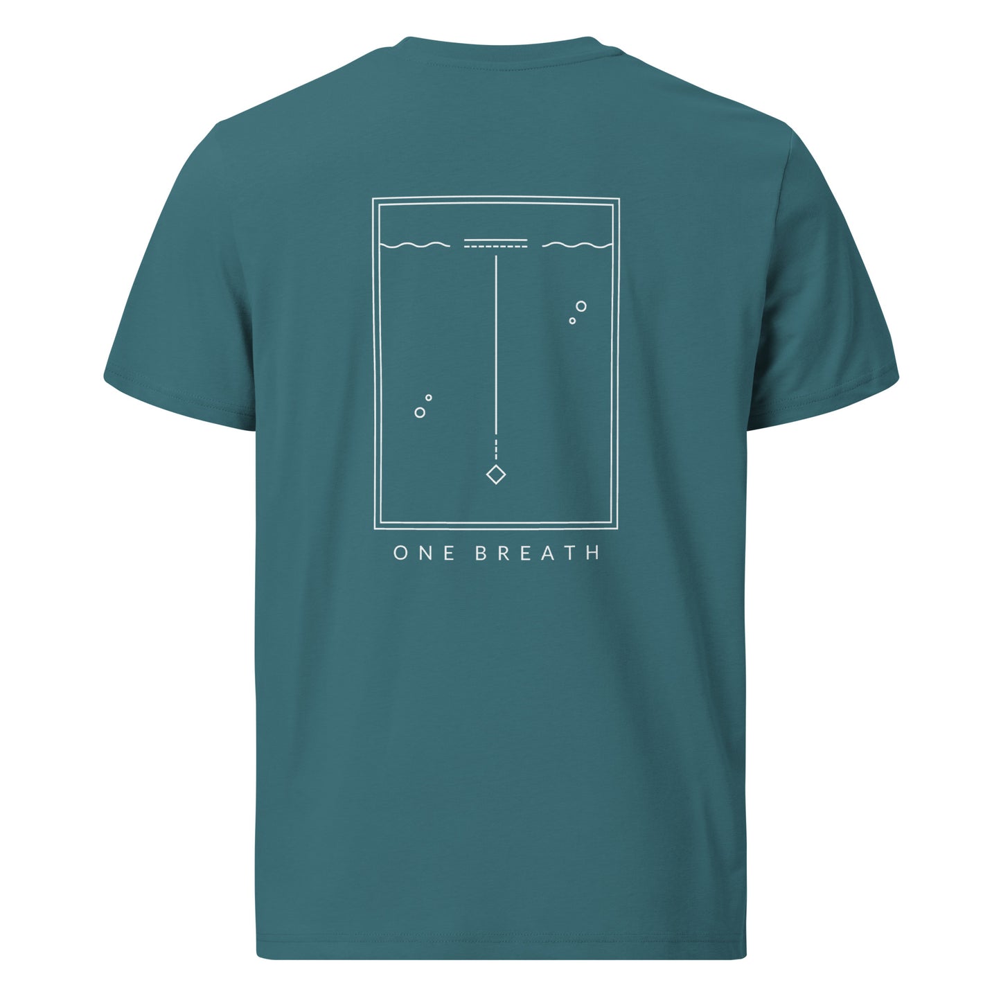 One Breath Freediving Graphic Unisex Organic Tee