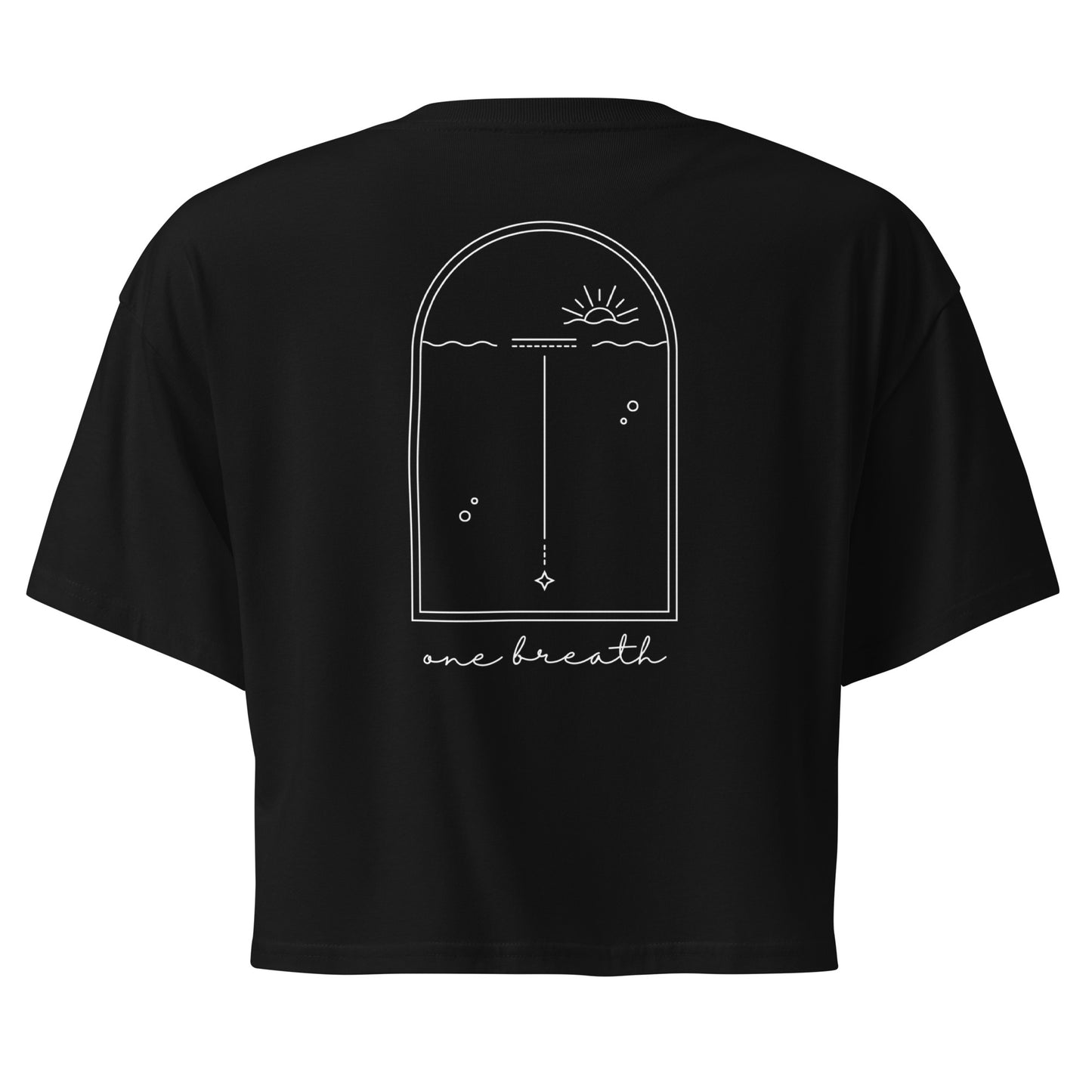One Breath Freediving Graphic Women's Crop Tee